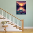 thumbnail image 5 of Mudket Framed Canvas Wall Art, White Orchid Candles Zen Stones Wall Decor, Elegant Calming Spa Floral Waterproof Art Prints for Bathroom Bedroom Living Room Home Decor - 24"L x 16"W, 5 of 9