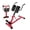 Red, variant on Shininglove Roman Chair Hyperextension Bench, 330 Lb Capacity, Home Gym for Core & Glutes