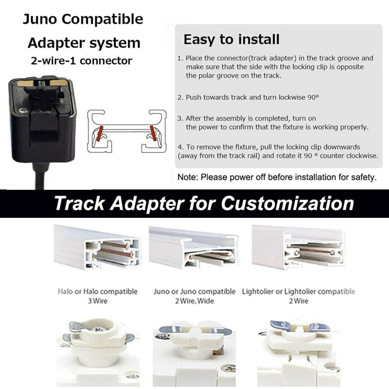 Kiven J-Type Track Lighting, 3-Light Modern Juno Track Kiven J-Type Track Lighting, 3-Light Modern Juno Track