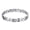Sliver, variant on Magnetic Link Bracelet for Men and Women, Alloy Chain Bracelet Adjustable Fashion Jewelry