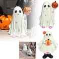 thumbnail image 2 of Halloween Decor, Fall Decor - Dienrx Halloween Decoration Statues Holding Pumpkin With Pumpkins Resin Halloween Statues Pumpkin Figurines For Garden Decorations For Home Tabletop Decorations, 2 of 8