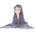 thumbnail image 4 of Chapeau de Tête Décontracté pour Femmes, Couvre-Cheveux, Turban Long Musulman, 4 of 4