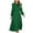 Green, variant on Elainilye Fashion Dresses for Women 2024 Casual Spring Slim Temperament Dress Solid Bubble Sleeve Pleated Skirt,Green