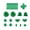 Transparent Green, variant on Buttons for PS4 Controller - 15Pcs/Set Replacement Parts Solid Color Buttons Kit for PS4 Controller Gamepad