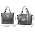 thumbnail image 4 of Xihbxyly Bolsa de Gimnasio Expandible, Impermeable, con Separación de Humedad y Humedad, Bolsa de Viaje de Gran Capacidad, Ligera, Versátil, Ideal para Viajes, 41 × 21 × 28 Cm, 4 of 7