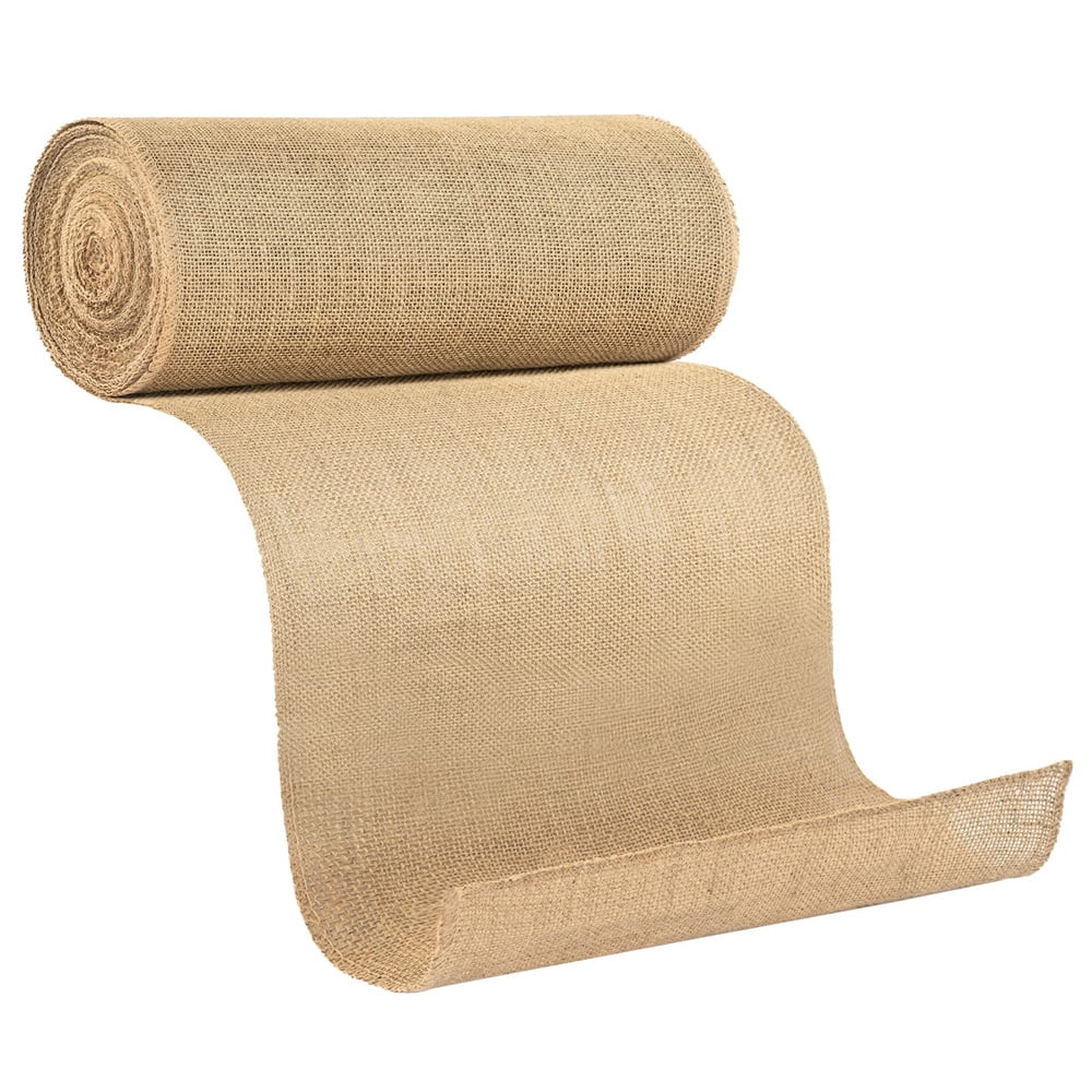 Pesonlook 12''x20Yards Burlap Table Runner Set,Hessian Rustic Jute