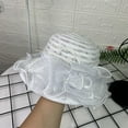 thumbnail image 2 of Womens Hat , Sun Hat for Women , Womens Beach Wear Elegant Lady's French Summer Sun Hat Featuring Delicate Floral Embellishments and a Wide Brim for Beach, 2 of 5
