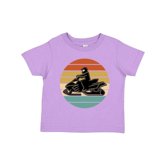 Inktastic Snowmobile Retro Sunset Boys or Girls Toddler T-Shirt