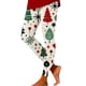 thumbnail image 2 of MKLEKYY Conjunto deportivo para mujer, leggings con estampado navideño para mujer, leggings de ejercicio para fitness, pantalones de yoga 3740, 2 of 4