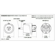 SeaStar Solutions (Teleflex) HH4314-3; Helm-Baystar 1.4, Hydraulic Steering