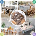 thumbnail image 4 of Multicolor Geometric Boho Pattern Square Tablecloth,Waterproof Square Table Cover,Wipeable Spillproof Washable Table Cover for Home Kitchen Party Decor 52"x52"(132x132cm), 4 of 6