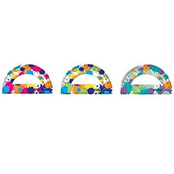Splat Soft Touch Protractor Assorted Colors by ACME UNITED CORPORATION