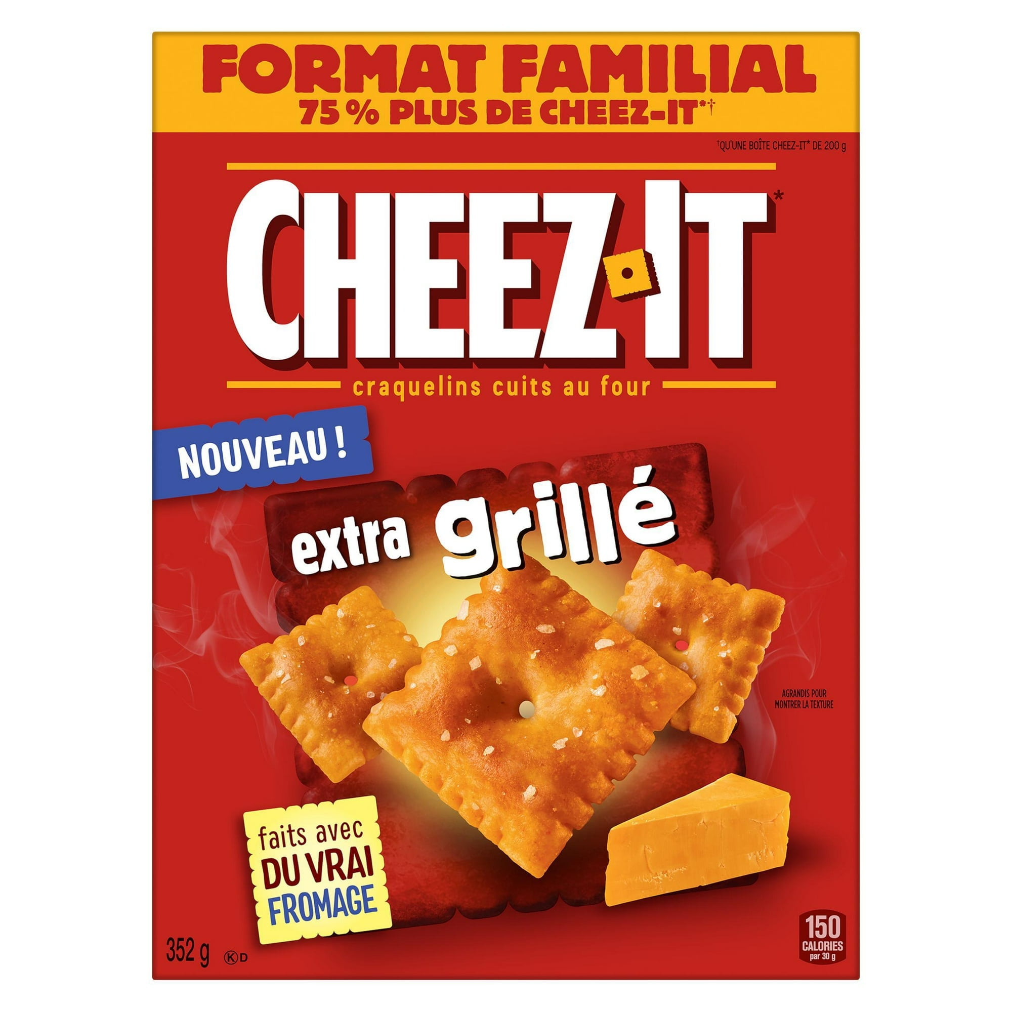 Craquelins Cheez-It* Extra Grillés 352 g