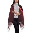 thumbnail image 2 of Sikiie Mysterious Hooded Wolf Shawl Wraps Big Scarf Tassel Fall Winter Thick Scarf Warm Shawl Women Fall Gifts, 2 of 8