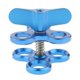 thumbnail image 2 of Clip de Mariposa Tornillo de Aluminio Orificios para Mantener Iluminación - Azul Yotijar Abrazadera de bola triple, 2 of 10