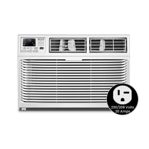 Bevoi BEV25WiNCC 25,000 BTU Window Air Conditioner 230V 20A in White