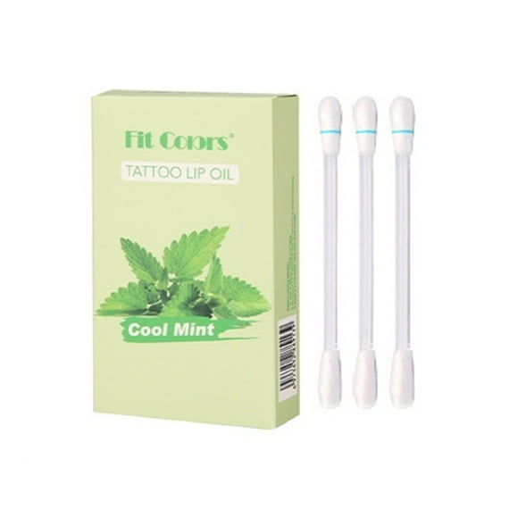 WREESH 20Pcs Tattoo Lipstick Cotton Swab Lip Oil Tattoo Lipstick Cotton Swab Lip Gloss