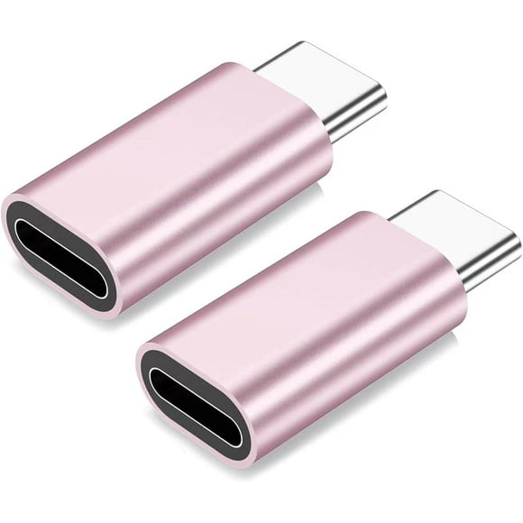 2Pack Lightning to USB C Adapter for iPhone15,PD Fast Charging Compatible with iPhone 15 Series/MacBook/Laptop/iPad/Samsung and More Type C Devices,S
