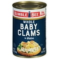 thumbnail image 2 of (12 pack) Bumble Bee Fancy Whole Baby Clams 10 oz can, 2 of 10