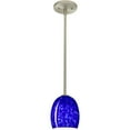 thumbnail image 2 of 1TT-169786-SN-Besa Lighting-Lucia - 1 Light Stem Pendant In Contemporary Style-7.25 Inches Tall and 6.25 Inches Wide-Satin Nickel Finish-Blue Cloud, 2 of 3