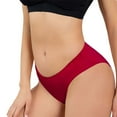 thumbnail image 2 of Charmgo Culottes Menstruelles pour Femmes, Couleur Unie, Grande Taille, Anti-Fuites, Conservatrices, Taille Basse, Culottes de Règles, Shorty Taille Basse, Culottes Post-Partum, Culottes de Règles pour Femmes, Rouge, TP, 2 of 5