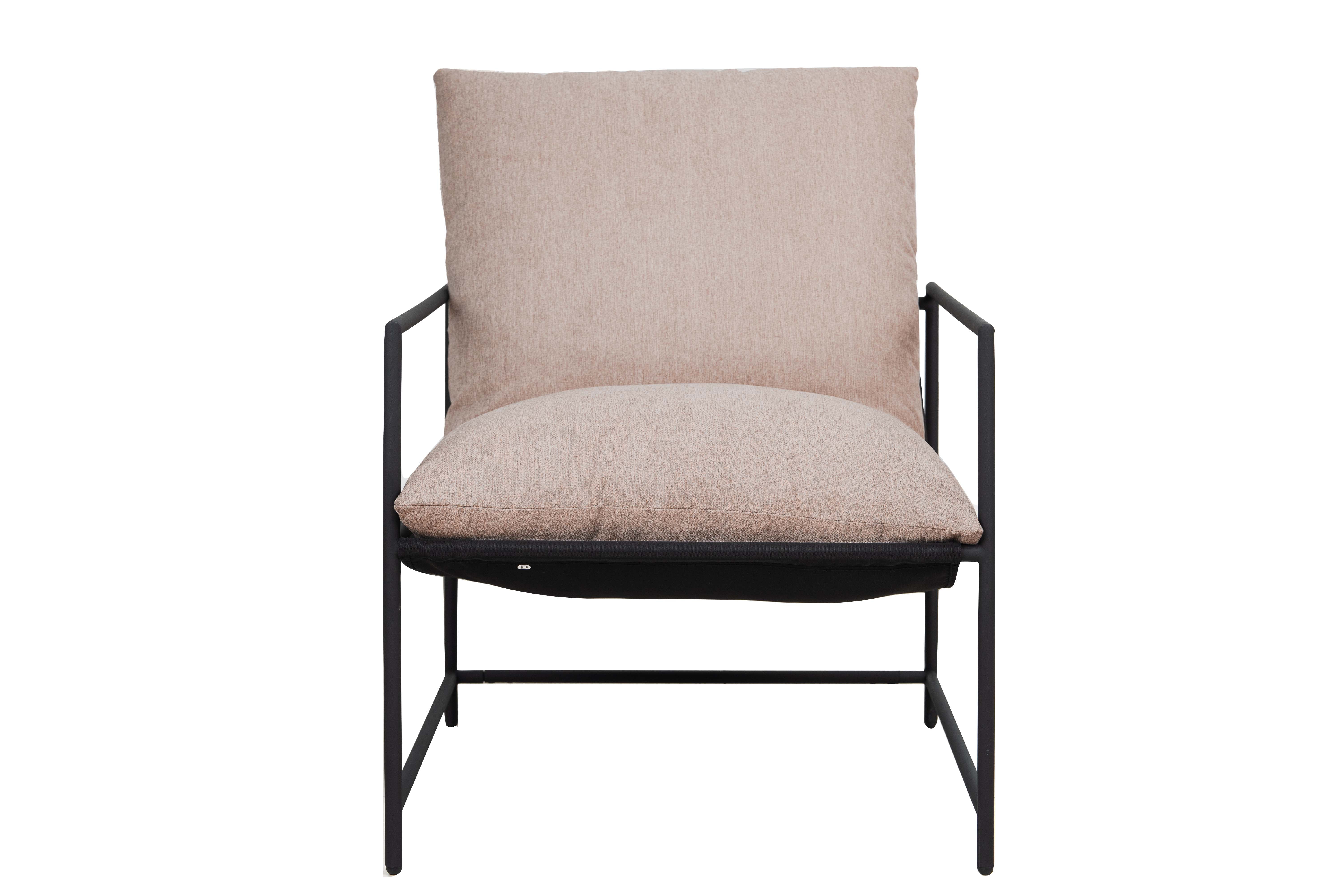Mainstays Metal Framed Sling Accent Chair, Oatmeal