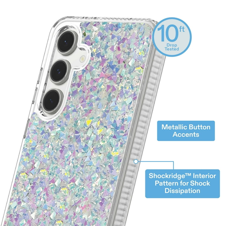 Onn Phone Case for Samsung Galaxy S24 FE - Iridescent Glitter Fleck
