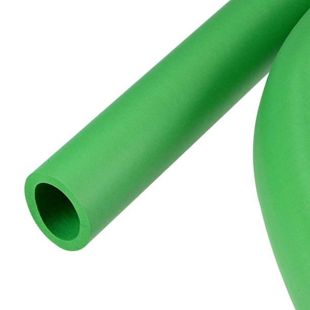 Mangos de agarre de espuma antideslizantes para fitness verde 25mm x 35mm