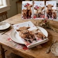 thumbnail image 7 of CaiYueKe Farm Kitchen Towels Farmhouse Dish Hand Towels Highland Cattle Chicken Animal Tea Washcloth for Summer Kitchen Bathroom Decor, 16 x 24 Inch(Red, Brown,Highland Cattle), 7 of 7