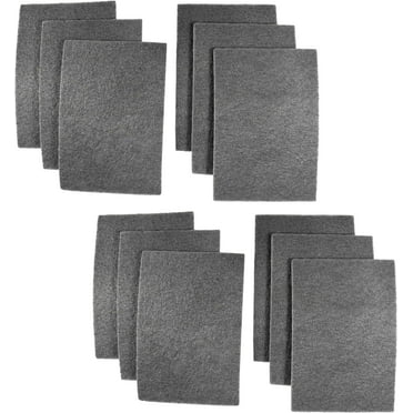 HQRP 12-Pack Activated Carbon Cat Litter Box Filters Compatible with Van Ness Cat Litter Box, Odor Reducing Charcoal Filters