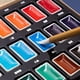 thumbnail image 4 of Pintura De Acuarela, Pintura De Acuarela Duradera Portátil De Estilo Chino Vibrante Brillante 24 Colores Para Pintar, 4 of 7