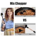 thumbnail image 4 of Picadora de carne multifuncional, trituradora de carne molida, utensilio de cocina antiadherente de nailon para carne molida de pavo, 4 of 7