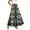 Dark Blue, variant on Maxi Skirts for Women Floral Casual Comfort A line Summer Skirts Bohemian High Waist Flowy Skirt with Pockets