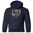 thumbnail image 1 of Sudadera con capucha Cup & Branch homenaje a Ronaldo, azul marino, talla L, 1 of 1
