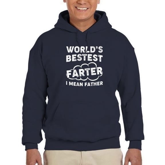 World's Bestest Father Hoodie Men -GoatDeals Designs, Male XX-Large