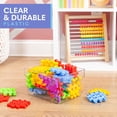 thumbnail image 6 of primebox Plastic Food Storage 8 Pack Clear Container Bin with Handles for Organizing Kitchen, Pantry, Refrigerator, Freezer, Pantry, Cabinet, Closet, Bathroom 10”x7.5”x5.3”, 6 of 7