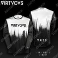 thumbnail image 3 of Camiseta de motocross Virtuous CRUZ, camiseta de ciclismo, camisetas de ciclismo de montaña MX Downhill, camisetas DH de manga larga, ropa de ciclismo de carreras de resistencia, 3 of 5