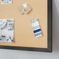 thumbnail image 4 of Emma + Oliver 24x36 Wall Mount Cork Board with 6 Wooden Push Pins in Black, 4 of 12
