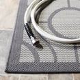 thumbnail image 3 of Safavieh Courtyard Brian Geometric Indoor/Outdoor Area Rug, Light Gray/Anthracite, 5'3" x 7'7", 3 of 9