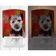 thumbnail image 2 of Carolines Treasures SC9759CNL Norfolk Terrier Puppy Lumière de Nuit en Céramique Flocons de Neige Rouges, 2 of 2