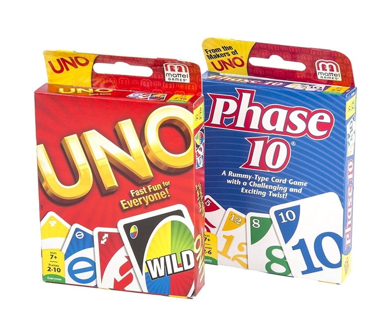 Phase 10 Card Game with UNO Card Game Walmart com