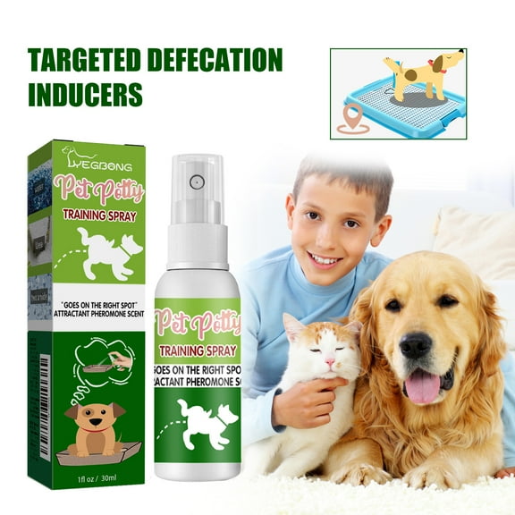 Yegbong 30ml Pet Toilet Training Spray Dog Poops Cat Pee Positioning Defecation Scent Stool Location Pet Potty Training Spray