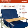 thumbnail image 4 of Cama de Hospital Manual de Lujo Magnimed con Barandales y Porta Suero Acero inoxidable 150 Kg, 4 of 8