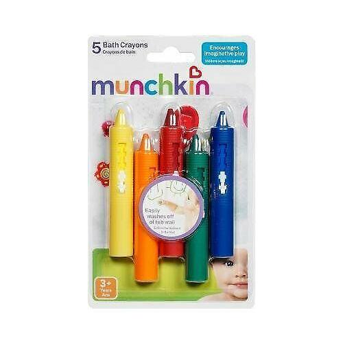 Munchkin 5 Piece Bath Crayons Set Pack of 2 