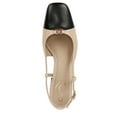 thumbnail image 3 of Sam Edelman Women's Tarra Pump Summer Sand/Black Leather 5.5M, 3 of 4