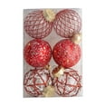 thumbnail image 2 of 6PCS Christmas Ornament Sets - Christmas Home Decor, Christmas Ornaments Shatterproof Christmas Ornaments Set Multiple Styles Ornaments for Christmas Trees Also for Other Party Decoration, 2 of 7