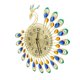 thumbnail image 4 of Reloj de Pared Hierro ANGGREK Grande 3D Forma de Pavo Real Sin Tictac, 4 of 7