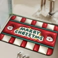 thumbnail image 4 of Dengmore Christmas Bath Mat Shower Mat Non-Slip 15.7x23.6 Inch Soft Comfort Bath Mat Bathroom Blanket Bathmat for Shower Tub Bathroom Chritmas Decoration Shower Blanket Washable, 4 of 9