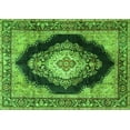 thumbnail image 1 of Ahgly Company Indoor Rectangle Medallion Green Traditional Area Rugs, 3' x 5', 1 of 1