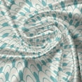 thumbnail image 5 of Ambesonne Ocean Window Valance, Bold Circles Sea Inspired, 54" X 12", Sky Blue White, 5 of 5